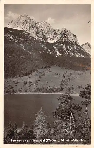 Mittenwald a.d.Isar - Ferchensee mit Wetterstein ngl 159.606