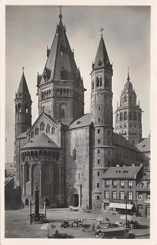 Mainz am Rhein Dom Blick vom Liebfrauenplatz ngl 162.148