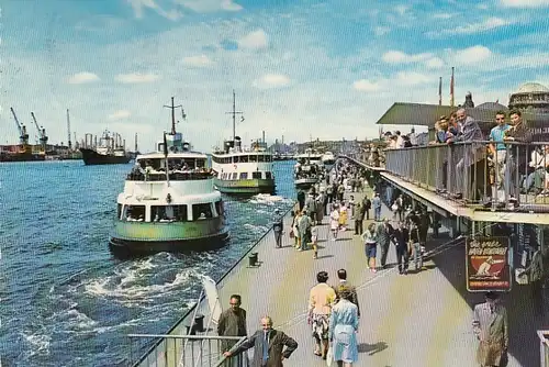 Hamburg, St. Pauli Landungsbrücke gl1965 E2704