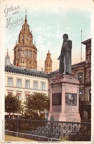 Mainz am Rhein Gutenberg-Denkmal ngl 162.151