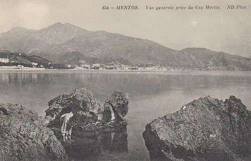 Menton (A.-M.) Vue genérale prise du Cap Martin ngl E0448
