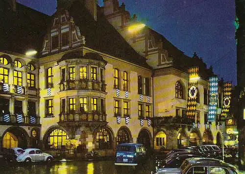 München, Hofbräuhaus am Platzl am Abend ngl E1845