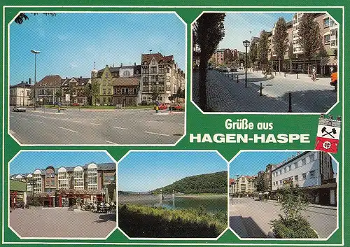 Hagen-Haspe, Mehrbildkarte gl1990 E1856