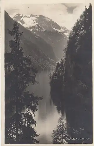 Der Königssee vom Malerwinkel (Spiegelung) gl1928? E0581