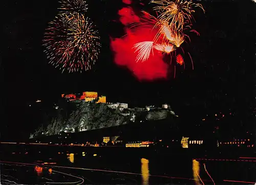 Koblenz Feuerwerk vom Ehrenbreitstein gl1964 160.820