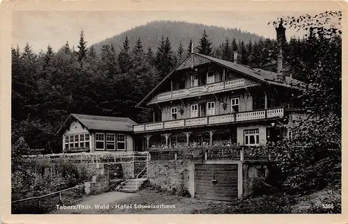 Tabarz/Thüringer Wald Hotel Schweizerhaus gl1951 162.197