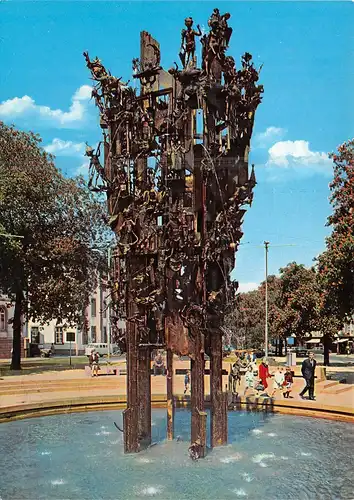 Mainz am Rhein Fastnachtsbrunnen ngl 160.004