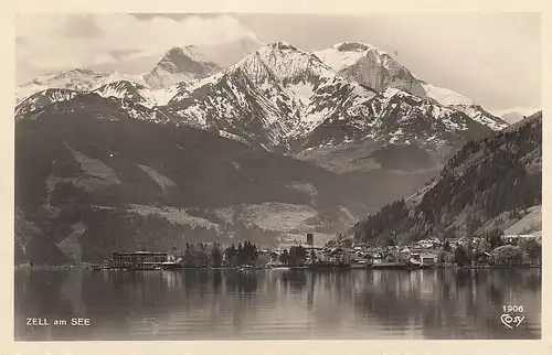 Zell am See mit Hohem Tenn und Imbachhorn gl1954 E1991