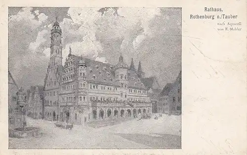 Rothenburg o.T. Rathaus ngl E0542