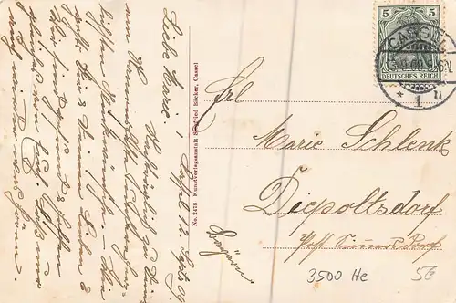 Kassel Rathaus gl1909 160.763