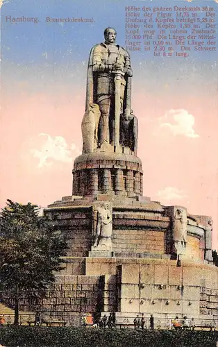 Hamburg - Bismarckdenkmal gl1925 159.347