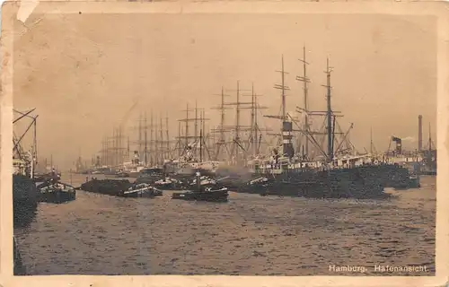 Hamburg - Hafenansicht gl1912 159.399