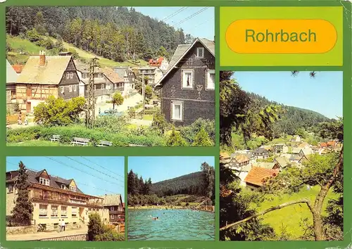 Rohrbach (Kr. Rudolstadt) Teilansichten gl1987 158.808
