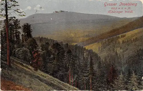 Großer Inselberg Thür. Wald - Preussischer Hof Eig. August Stöhr gl1926 158.511