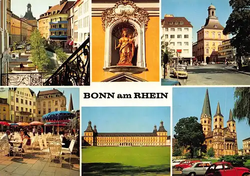 Bonn am Rhein Teilansichten ngl 160.827