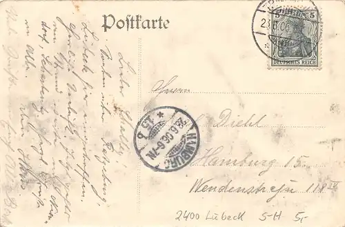 Travemünde Strandpartie gl1906 161.932