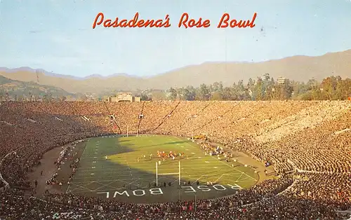Pasadena CA Annual Rose Bowl Football Game gl1961 164.136