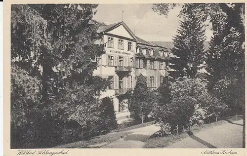 Schlangenbad i.T. Mittleres Kurhaus ngl E0410