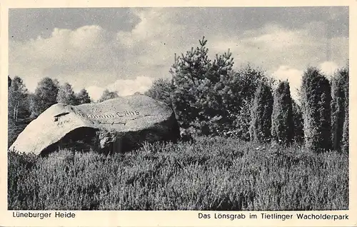 Lüneburger Heide Lönsgrab im Tietlinger Wacholderpark ngl 159.348