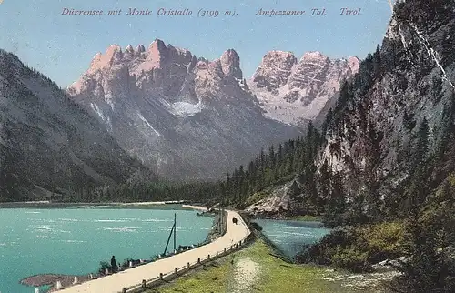 Dürrensee mit Monte Christallo, Ampezzaner Tal, Tirol gl1910 E0432