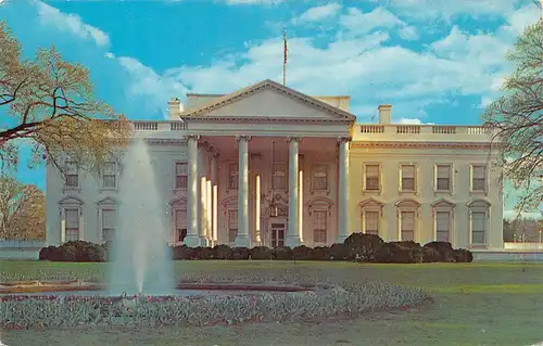 Washington D.C. The White House North Front gl1964 164.170