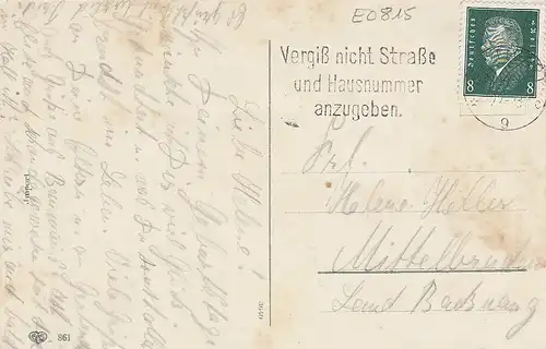 Geburtstag-Wünsche mit Blumenkränzle glum 1930? E0815