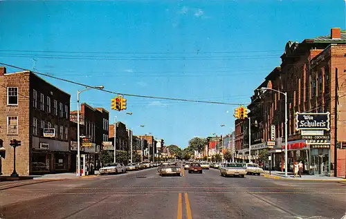 Michigan MI Looking East on Michigan Ave at Eagle St gl1968 164.188