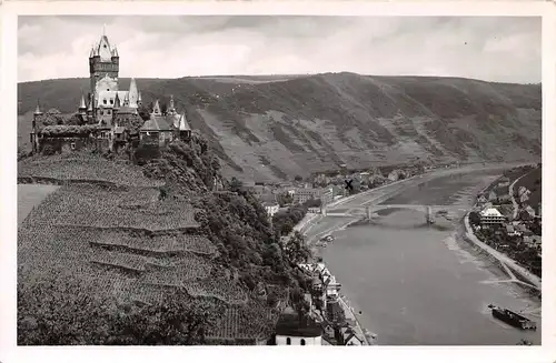 Cochem an der Mosel mit Burg gl1955 163.439
