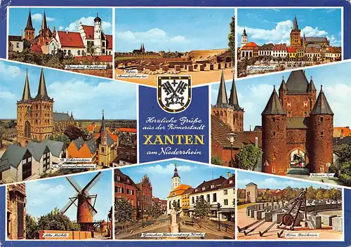 Xanten am Niederrhein Teilansichten gl1990 160.798