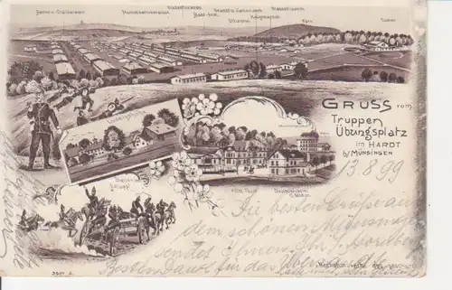 Truppenübungsplatz im Hardt bei Münsingen LITHO gl1899 225.676