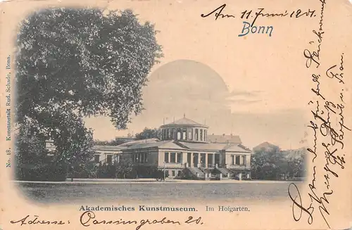 Bonn Akademisches Kunstmuseum Im Hofgarten gl1901 163.457