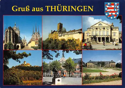 Gruß aus Thüringen Teilansichten gl1995 160.921