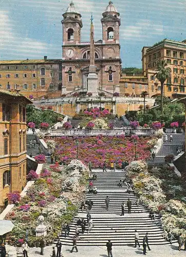 Roma, Piazza di Spagna, Trinità dei Monti gl1970? E2245
