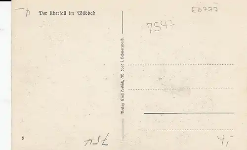 Der Überfall im Wildbad ngl E0777