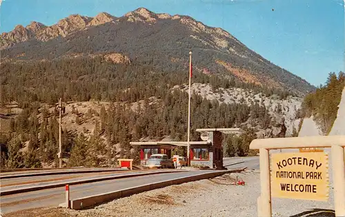 Canada Radium Hot Springs B.C. Entrance to Kootenay National Park gl1963 164.215