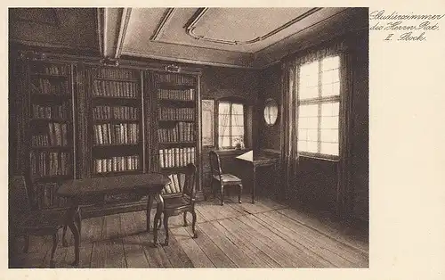 Frankfurt a. M. Goethehaus, Studienzimmer des Herrn Rat ngl E0885