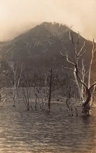 Japan Yakedake - Überflutete Landschaft mit Gebirge ngl 160.171