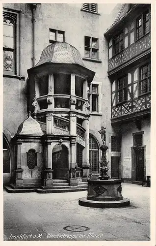 Frankfurt a.M. Wendeltreppe im Römer ngl 161.960