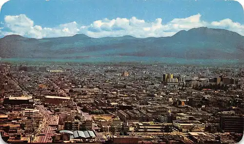 Mexiko Panoramic View of Mexiko City from Observation Tower gl196? 164.263