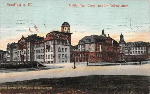 Frankfurt a.M. Physikalischer Verein und Senkenbergianum gl1911 161.977