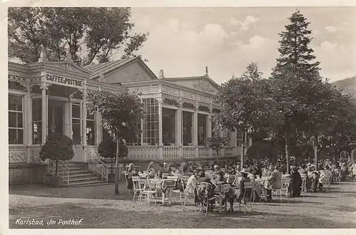 Karlsbad, Im Posthof gl1967 E0925