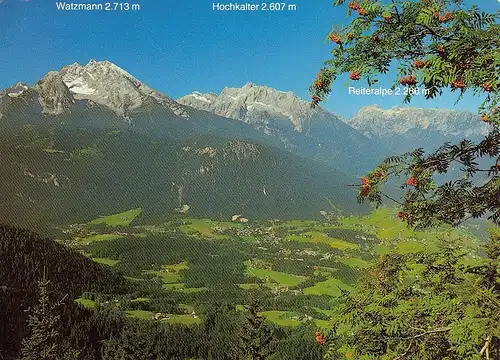 Blick vom Kehlstein auf Schönau ngl E2994