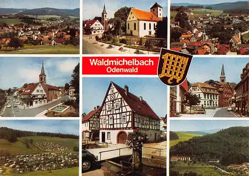 Waldmichelbach/Odenwald Teilansichten gl1984 160.869