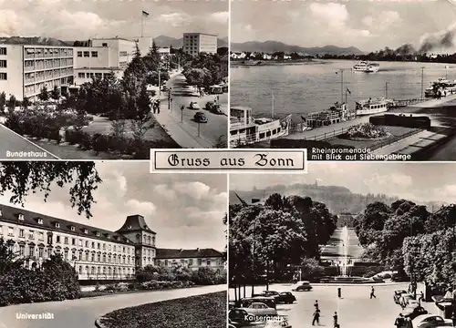 Bonn Bundeshaus Rheinpromenade Universität Kaiserplatz gl1959 160.816