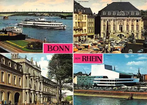 Bonn am Rhein Teilansichten gl1967 160.826