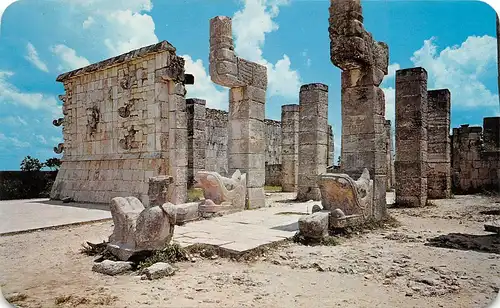 Mexiko Chichén Itzá Yucatán Chac-Mool and Warrior's Temple gl1976 164.284