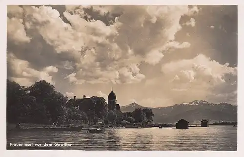 Fraueninsel im Chiemsee vor dem Gewitter ngl E0940