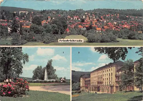 Friedrichroda Kurpark Erholungsheim Panorama gl1968 160.922