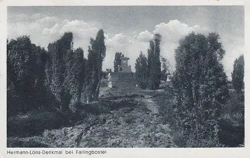 Lüneburger Heide, Hermann-Löns-Denkmal bei Fallingbostel ngl E1048