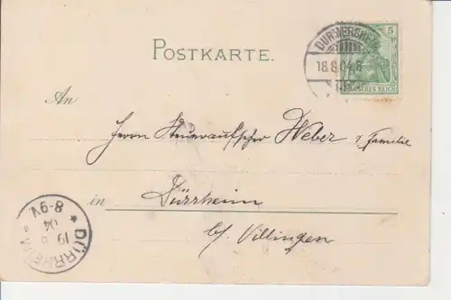 Karlsruhe - Residenzschloß, Hermann und Dorothea gl1904 225.844